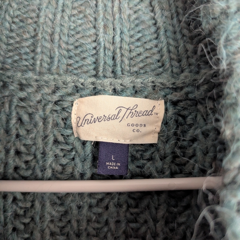 Universal thread deep teal sweater size large wom… - image 2